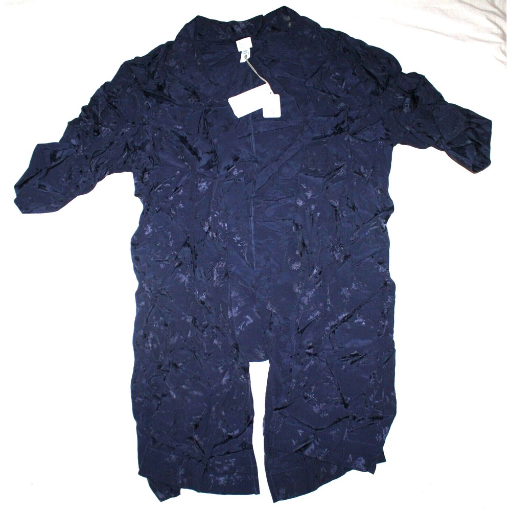 Women's A New Day Cardigan Kimono Navy OSFM NWT